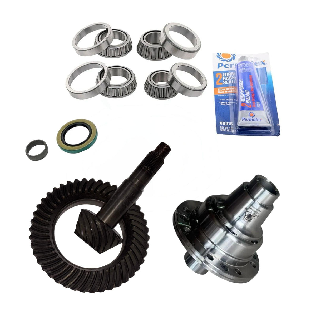 DiffKing M75/M76 3.91 Ratio Crown Wheel & Pinion with Disctrac Helical LSD & Rebuild Kit