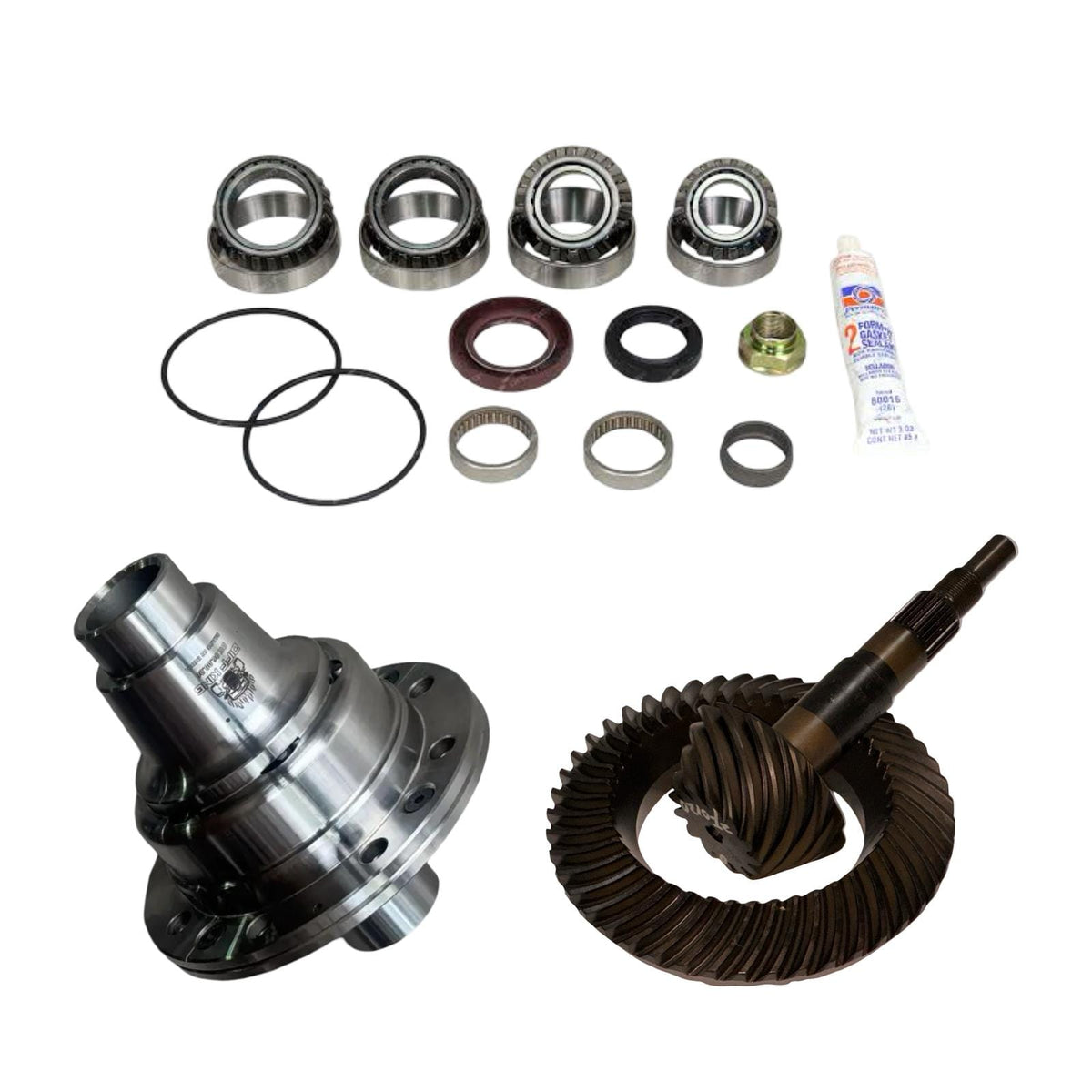 DiffKing M80 3.91 Ratio Crown Wheel & Pinion with Disctrac Helical LSD & Rebuild Kit - with Spigot